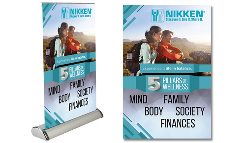 Mini-Retractable Banner Stand