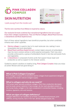 Pink Collagen Complex Bi-Fold Brochure