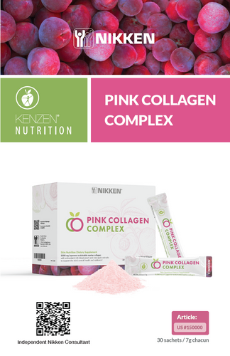 Pink Collagen Complex Bi-Fold Brochure - FRENCH