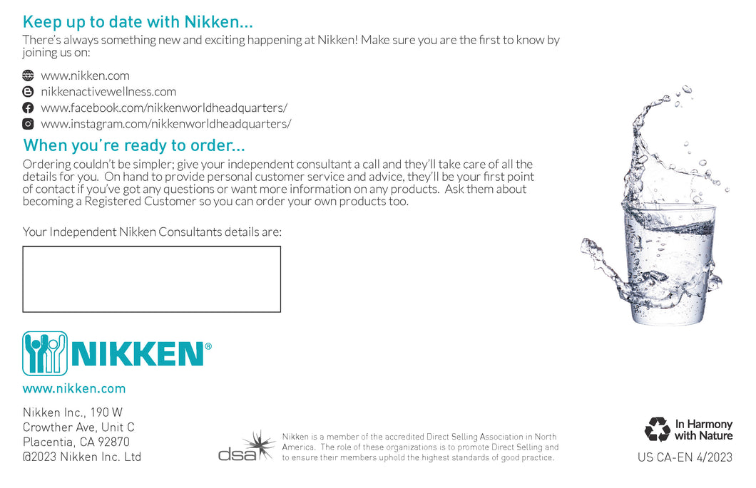 MiniProduct Catalog English U.S. and Canada Pack of 10 Life In